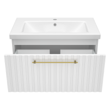 ALICANTE - 80 Тумба подвесная с 1 ящ. белый