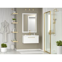 ALICANTE - 80 Тумба подвесная с 1 ящ. белый