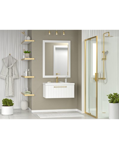 ALICANTE - 80 Тумба подвесная с 1 ящ. белый