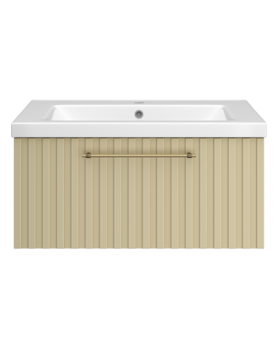 ALICANTE - 80 Тумба подвесная с 1 ящ. капучино