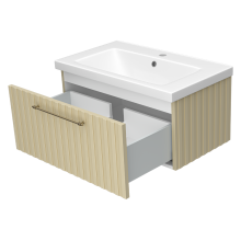 ALICANTE - 80 Тумба подвесная с 1 ящ. капучино