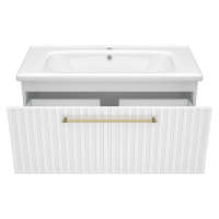 ALICANTE - 90 Тумба подвесная с 1 ящ. белый