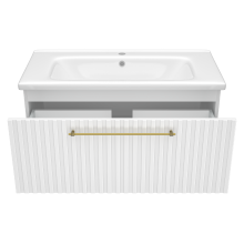 ALICANTE - 90 Тумба подвесная с 1 ящ. белый