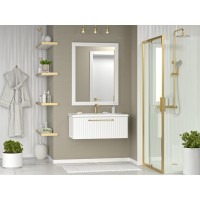 ALICANTE - 90 Тумба подвесная с 1 ящ. белый