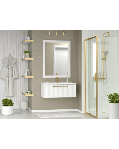 ALICANTE - 90 Тумба подвесная с 1 ящ. белый