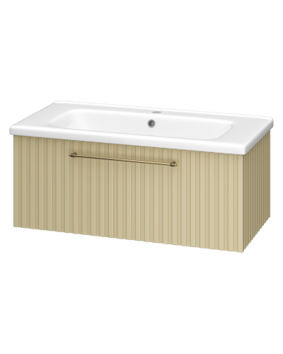 ALICANTE - 90 Тумба подвесная с 1 ящ. капучино