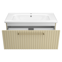 ALICANTE - 90 Тумба подвесная с 1 ящ. капучино