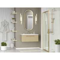 ALICANTE - 90 Тумба подвесная с 1 ящ. капучино