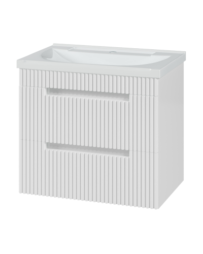 ARIANA - 60 Тумба подвесная с 2 ящ. белая (эмаль)