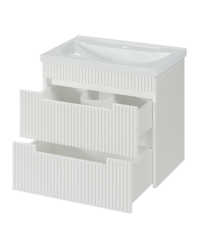 ARIANA - 60 Тумба подвесная с 2 ящ. белая (эмаль)