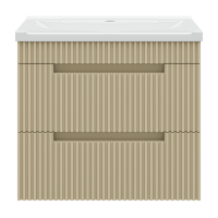 ARIANA - 60 Тумба подвесная с 2 ящ. капучино (эмаль)