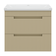 ARIANA - 60 Тумба подвесная с 2 ящ. капучино (эмаль)