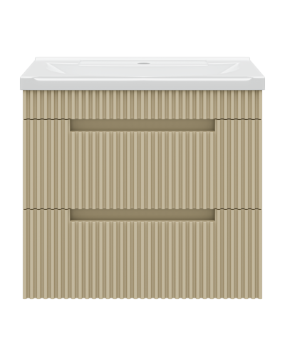 ARIANA - 60 Тумба подвесная с 2 ящ. капучино (эмаль)