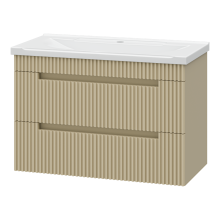 ARIANA - 80 Тумба подвесная с 2 ящ. капучино (эмаль)