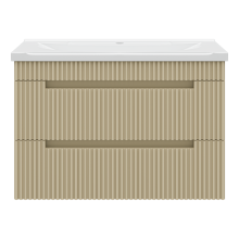 ARIANA - 80 Тумба подвесная с 2 ящ. капучино (эмаль)