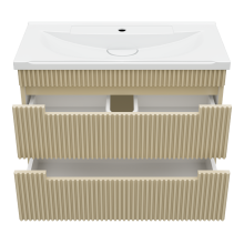 ARIANA - 80 Тумба подвесная с 2 ящ. капучино (эмаль)