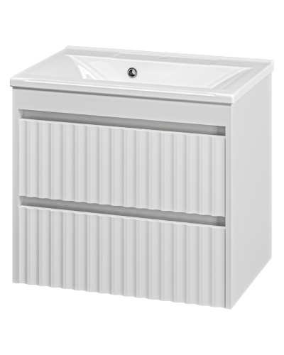 BALATON - 65 Тумба подвесная с 2 ящ., белый