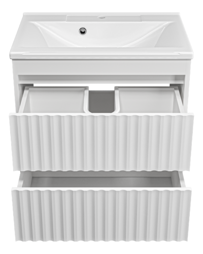 BALATON - 65 Тумба подвесная с 2 ящ., белый