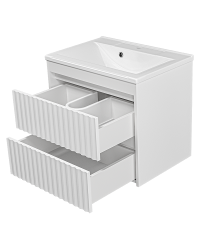 BALATON - 65 Тумба подвесная с 2 ящ., белый