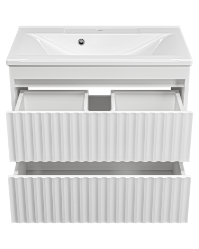 BALATON - 75 Тумба подвесная с 2 ящ., белый