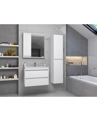 BALATON - 75 Тумба подвесная с 2 ящ., белый