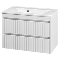 BALATON - 80 Тумба подвесная с 2 ящ., белый