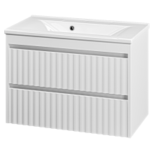 BALATON - 80 Тумба подвесная с 2 ящ., белый