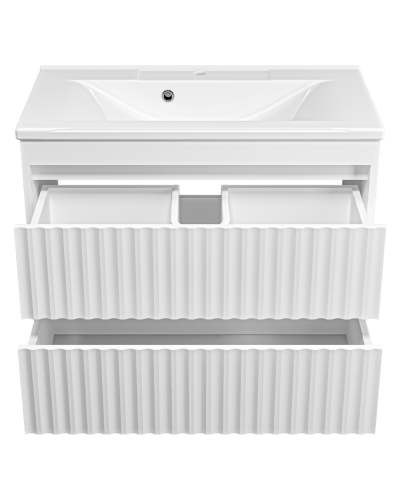 BALATON - 80 Тумба подвесная с 2 ящ., белый