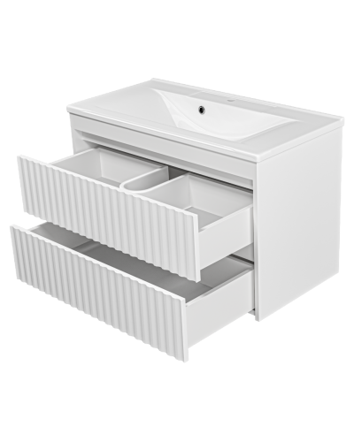 BALATON - 90 Тумба подвесная с 2 ящ., белый