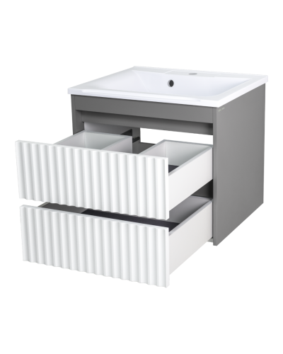 BALATON - 90 Тумба подвесная с 2 ящ., комбинированный