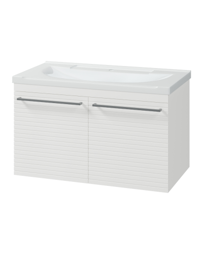 CATANIA - 80 Тумба подвесная белая (эмаль)