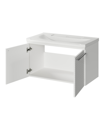 CATANIA - 80 Тумба подвесная белая (эмаль)