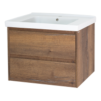 Dallas - 60 Тумба подвесная 2 ящ. ДСП (Дуб Галифакс)