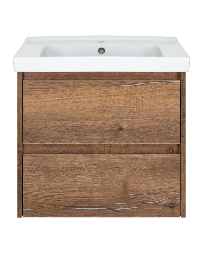 Dallas - 60 Тумба подвесная 2 ящ. ДСП (Дуб Галифакс)