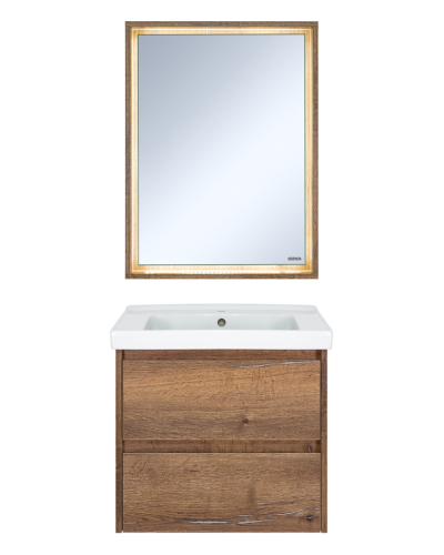 Dallas - 60 Тумба подвесная 2 ящ. ДСП (Дуб Галифакс)