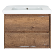 Dallas - 70 Тумба подвесная 2 ящ. ДСП (Дуб Галифакс)