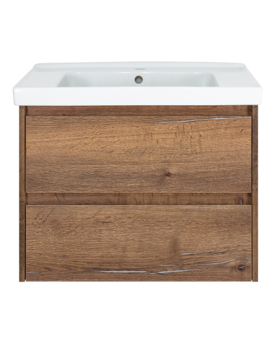 Dallas - 70 Тумба подвесная 2 ящ. ДСП (Дуб Галифакс)