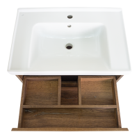 Dallas - 70 Тумба подвесная 2 ящ. ДСП (Дуб Галифакс)