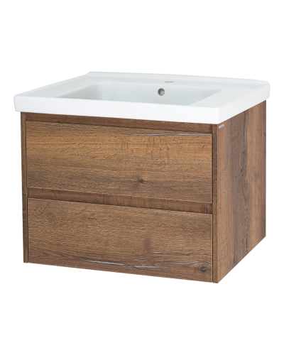 Dallas - 90 Тумба подвесная 2 ящ. ДСП (Дуб Галифакс)