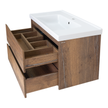 Dallas - 90 Тумба подвесная 2 ящ. ДСП (Дуб Галифакс)