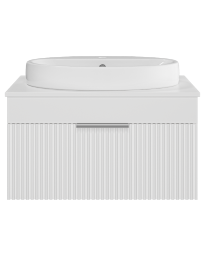 ENFIDA - 70 Тумба подвесная белая мат. эмаль 1 ящ.  (Энфида)