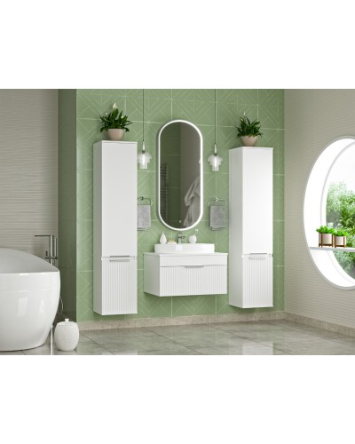 ENFIDA - 70 Тумба подвесная белая мат. эмаль 1 ящ.  (Энфида)