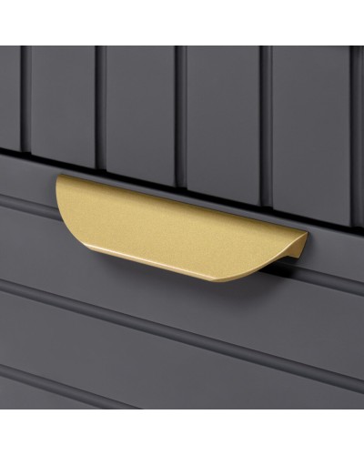 GLOSTER - 60 Тумба с 3 ящ. напольная, графит