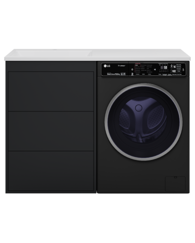 GRAFIT - 60 Тумба напольная 3 ящ. Графит под стиральную машину ПВХ