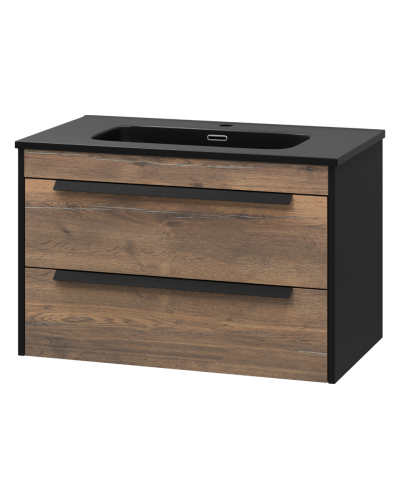 MONSOUR - 80 Тумба подвесная с 2 ящ.