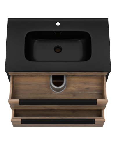 MONSOUR - 80 Тумба подвесная с 2 ящ.