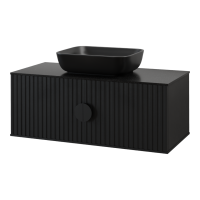 RICHARD -105 Тумба подвесная 2 дв. черный