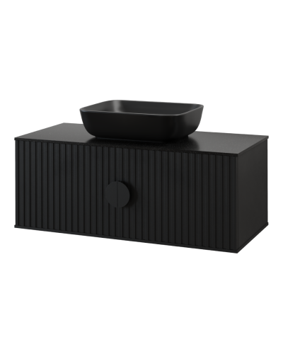 RICHARD -105 Тумба подвесная 2 дв. черный