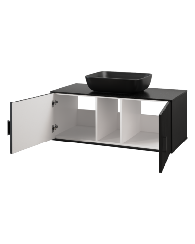 RICHARD -105 Тумба подвесная 2 дв. черный