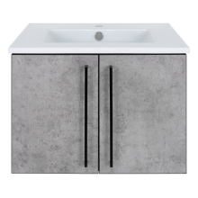 ROCK - 60 Тумба прямая подвесная светло-серый (Чикаго) ЛДСП